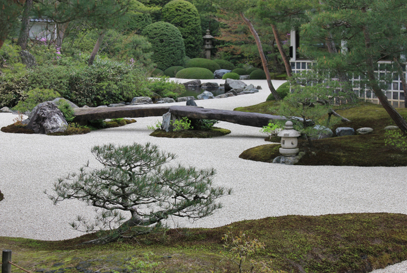 Сухой ручей, Япония (Adachi Museum)