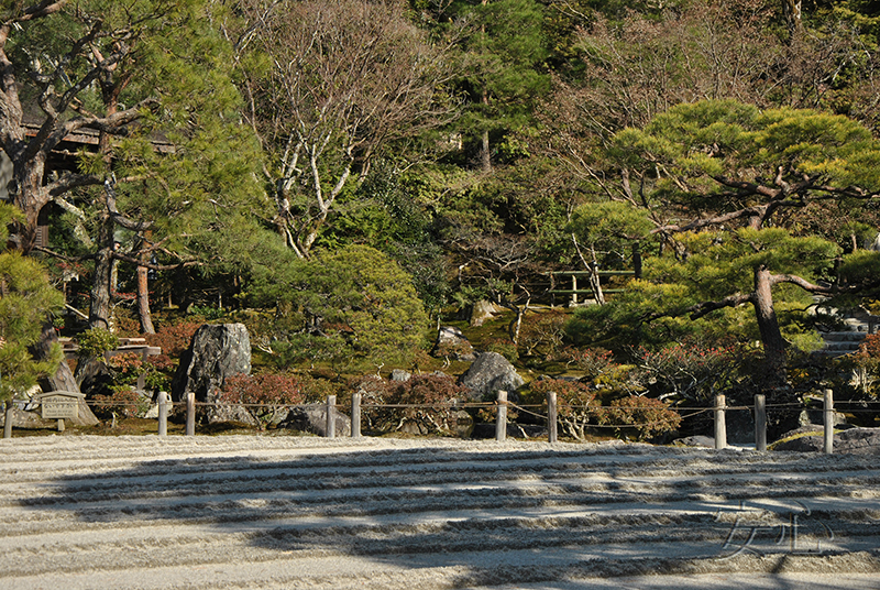 сад храма Гинкаку-дзи