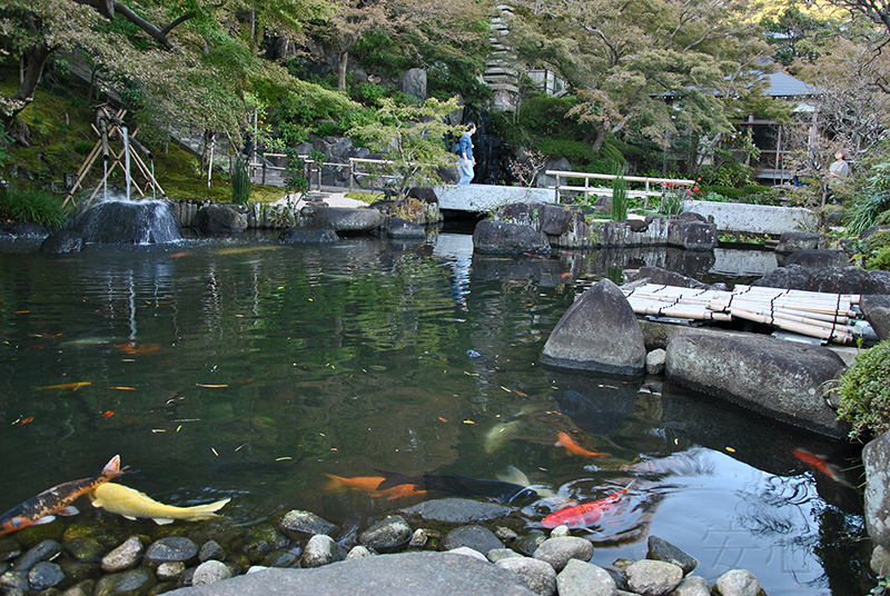 The garden of Hasedera Temple