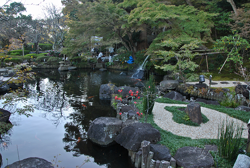 The garden of Hasedera Temple