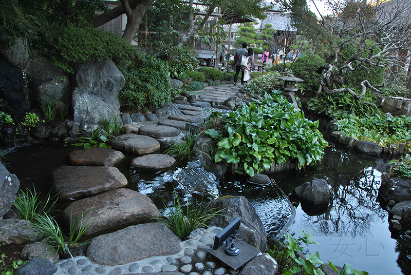 The garden of Hasedera Temple