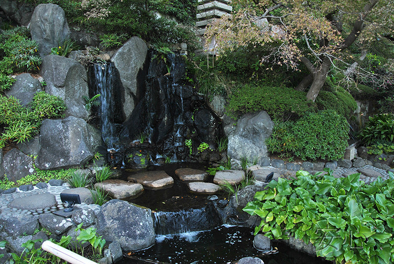 The garden of Hasedera Temple