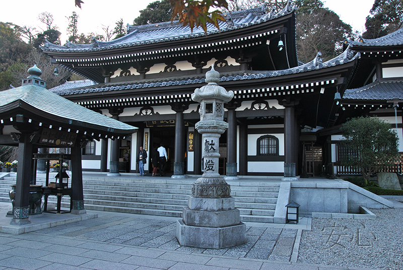 The garden of Hasedera Temple