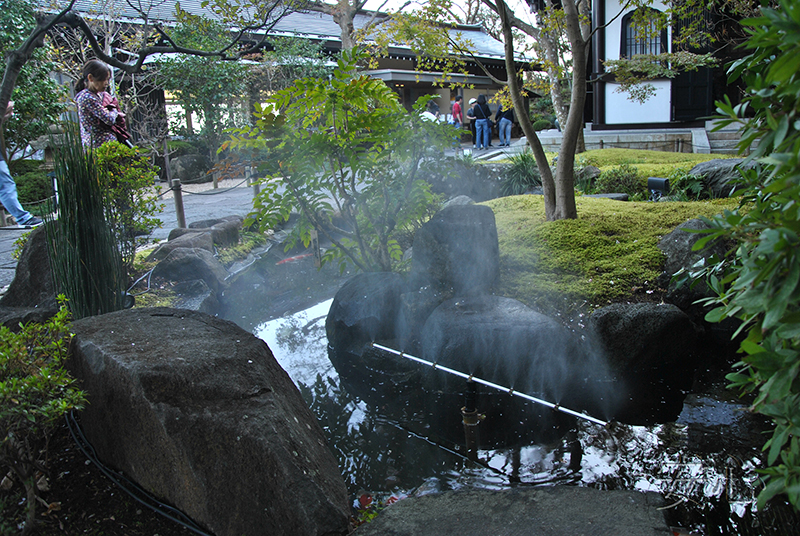 The garden of Hasedera Temple