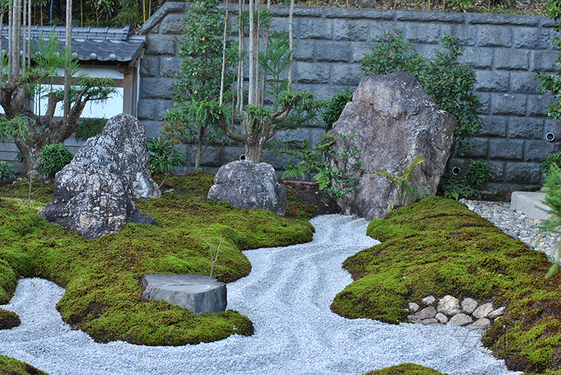 The garden of Hasedera Temple