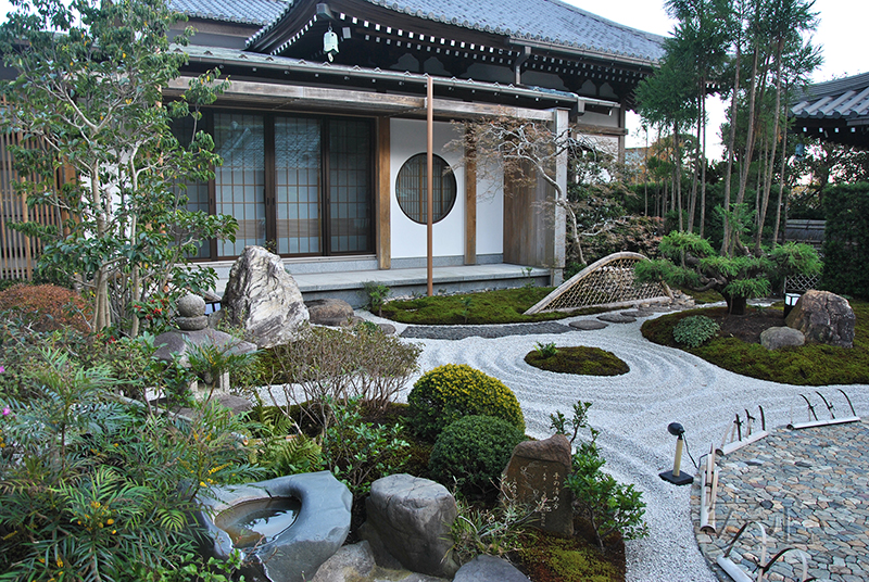 The garden of Hasedera Temple