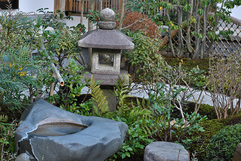 The garden of Hasedera Temple