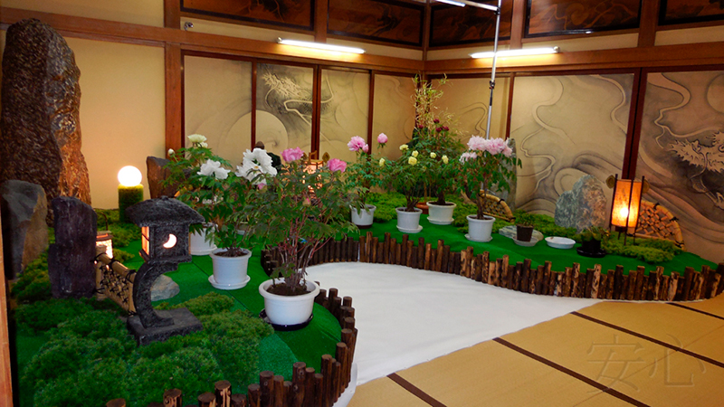 Peony garden , Kasuisai Temple