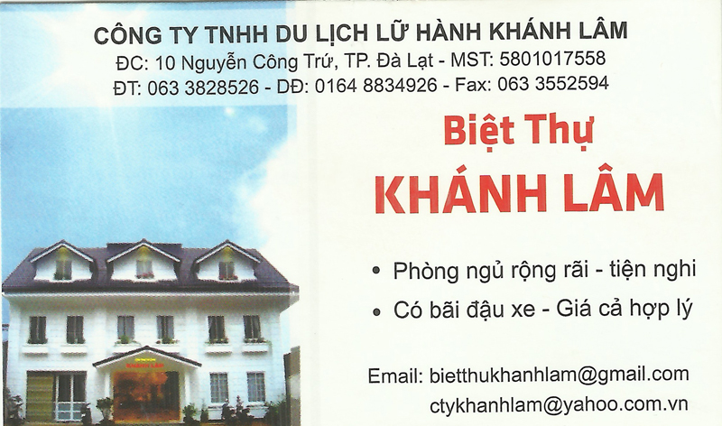 Khanh Lam Tourist Villa