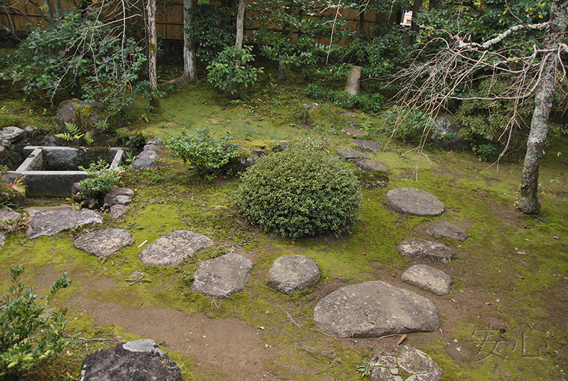 tsukubai in Japanese garden