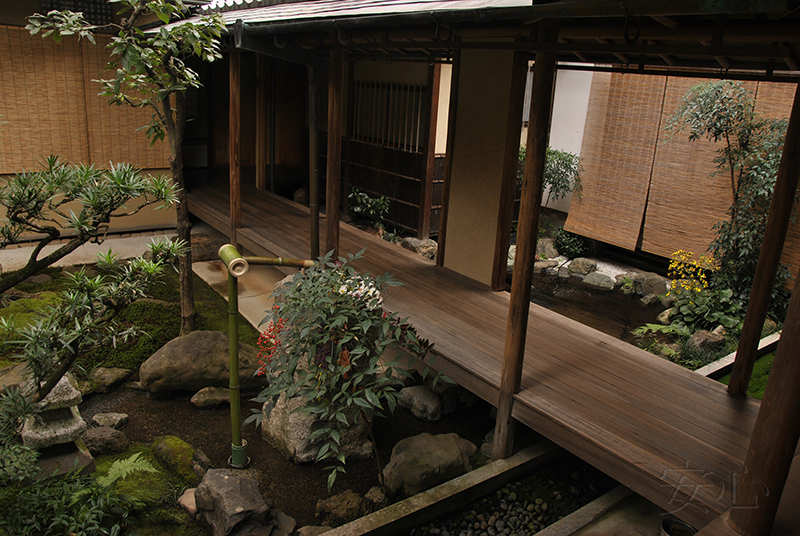 tsukubai in Japanese garden