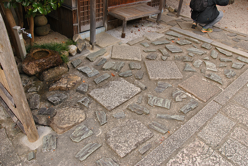 tsukubai in Japanese garden